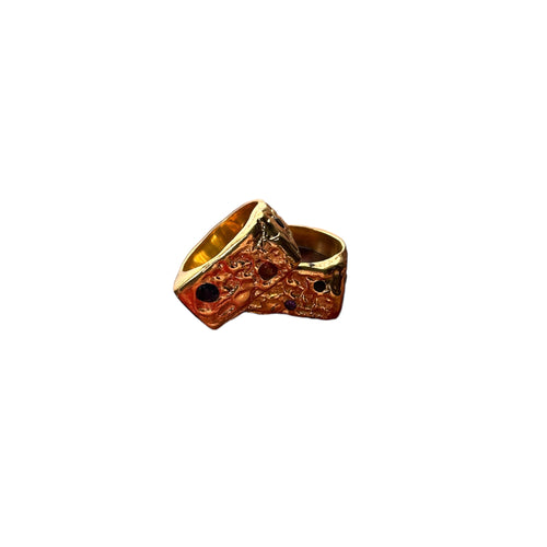 SNICKERS BAR rings 18k gold plating
