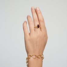Load image into Gallery viewer, CHANDELIER ring with Garnet