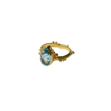 Load image into Gallery viewer, CHANDELIER ring with Sky Blue Topaz