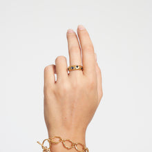 Load image into Gallery viewer, SAPPHIRES AND TOURMALINE BAND