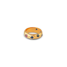 Load image into Gallery viewer, SAPPHIRES AND TOURMALINE BAND