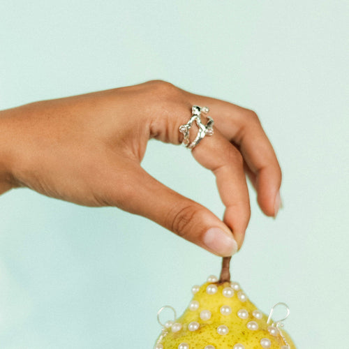 CORAL REEF in silver Rings molinajewellery 